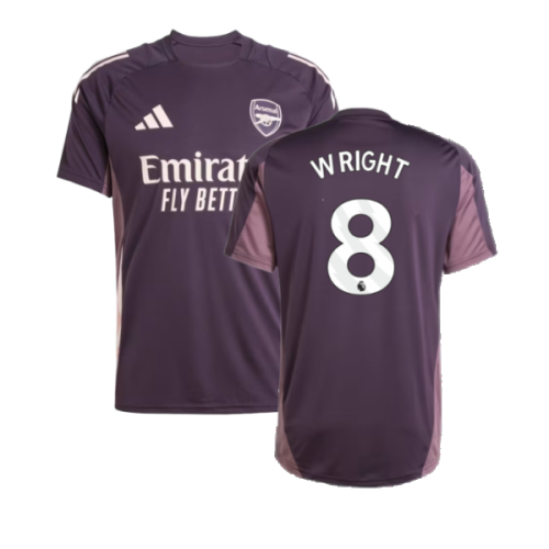 2024-2025 Arsenal Training Jersey (Aurora Black) (Wright 8)