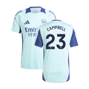 2024-2025 Arsenal Training Jersey (Clear Aqua) (Campbell 23)