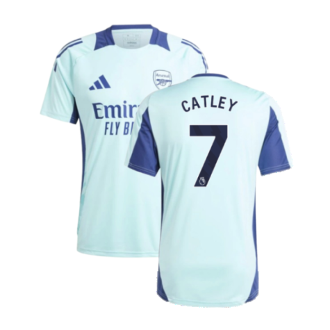 2024-2025 Arsenal Training Jersey (Clear Aqua) (Catley 7)