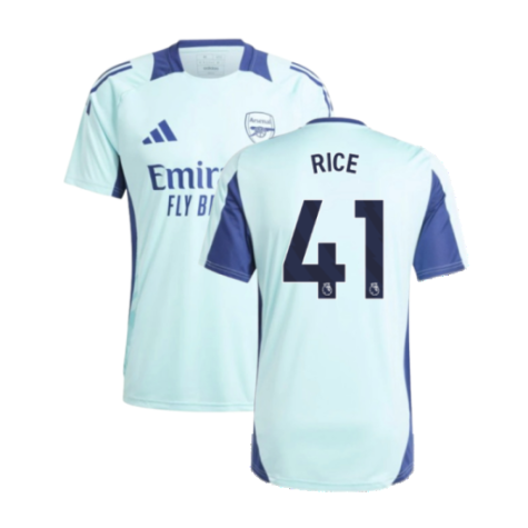 2024-2025 Arsenal Training Jersey (Clear Aqua) (Rice 41)