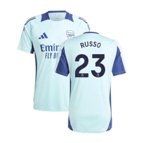 2024-2025 Arsenal Training Jersey (Clear Aqua) (Russo 23)