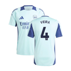 2024-2025 Arsenal Training Jersey (Clear Aqua) (Vieira 4)