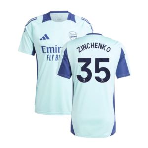 2024-2025 Arsenal Training Jersey (Clear Aqua) (Zinchenko 35)