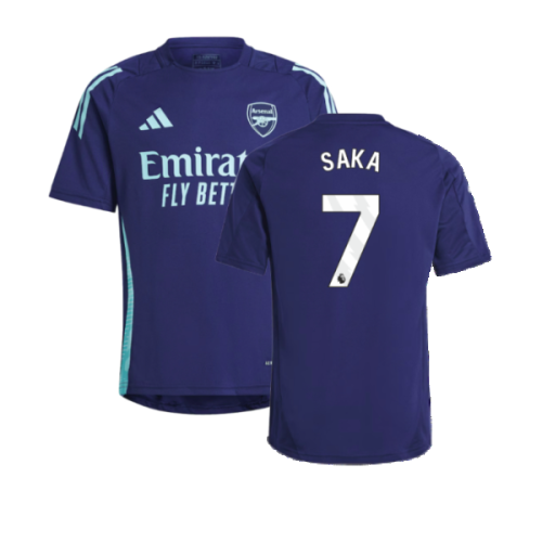 2024-2025 Arsenal Training Jersey (Night Sky) - Kids (Saka 7)