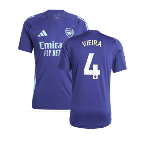 2024-2025 Arsenal Training Jersey (Night Sky) (Vieira 4)