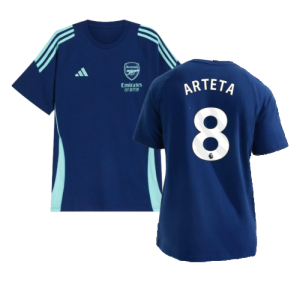 2024-2025 Arsenal Training Tee (Night Sky) (Arteta 8)