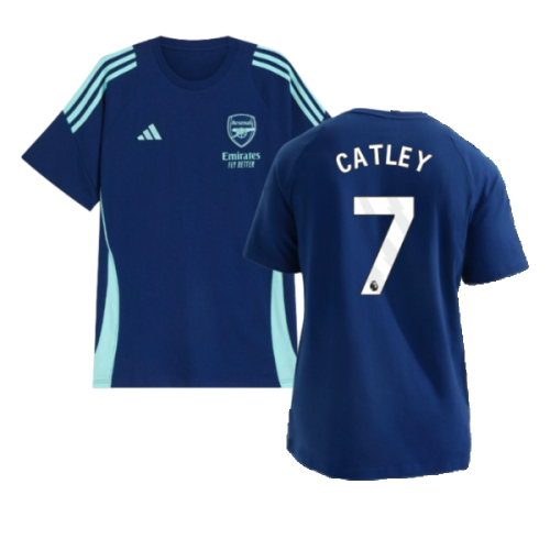 2024-2025 Arsenal Training Tee (Night Sky) (Catley 7)