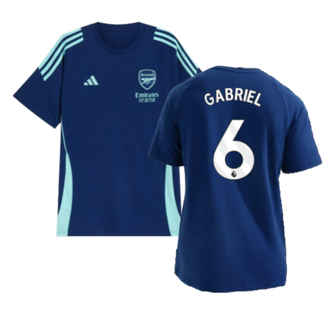 2024-2025 Arsenal Training Tee (Night Sky) (Gabriel 6)