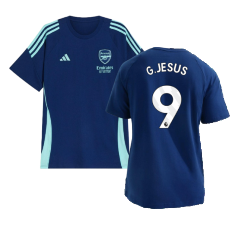 2024-2025 Arsenal Training Tee (Night Sky) (G.Jesus 9)