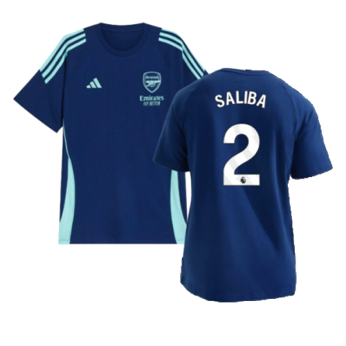 2024-2025 Arsenal Training Tee (Night Sky) (Saliba 2)