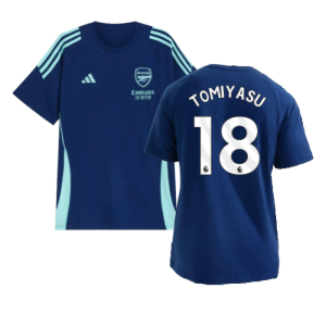 2024-2025 Arsenal Training Tee (Night Sky) (Tomiyasu 18) 2024-2025 Arsenal Training Tee (Night Sky) (Tomiyasu 18)
