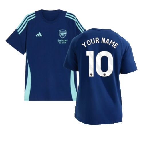 2024-2025 Arsenal Training Tee (Night Sky) (Your Name)