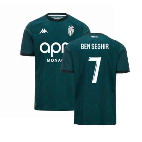 2024-2025 AS Monaco Away Shirt (Ben Seghir 7)