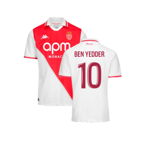 2024-2025 AS Monaco Home Shirt (Kids) (Ben Yedder 10)