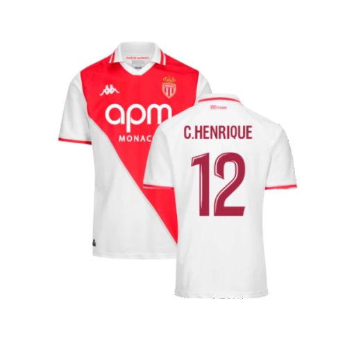 2024-2025 AS Monaco Home Shirt (Kids) (C.Henrique 12)