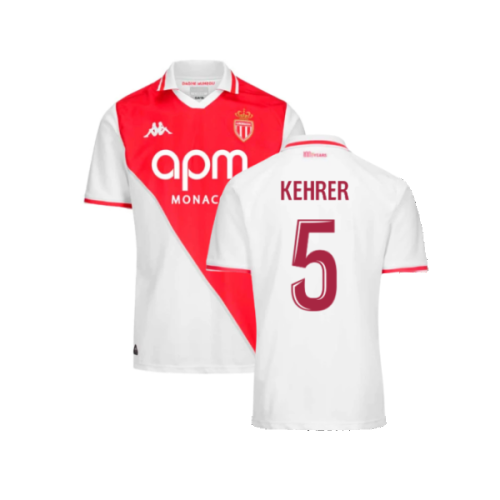 2024-2025 AS Monaco Home Shirt (Kids) (Kehrer 5)