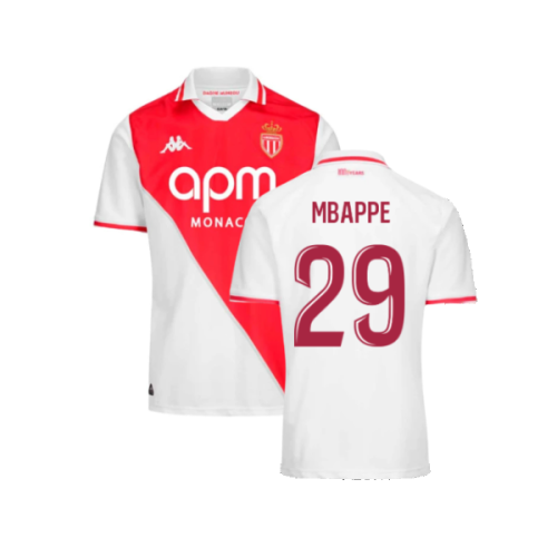 2024-2025 AS Monaco Home Shirt (Kids) (Mbappe 29)