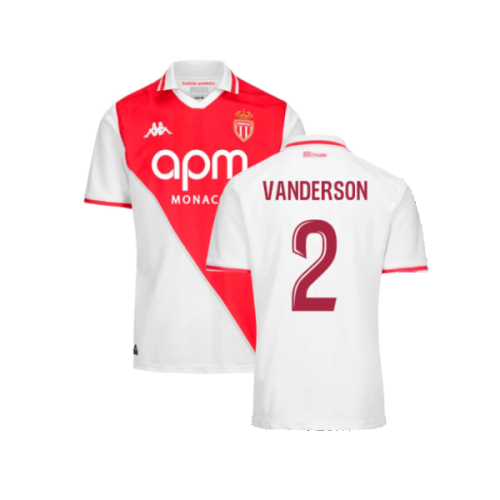 2024-2025 AS Monaco Home Shirt (Kids) (Vanderson 2)