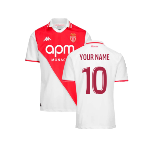 2024-2025 AS Monaco Home Shirt (Kids) (Your Name)