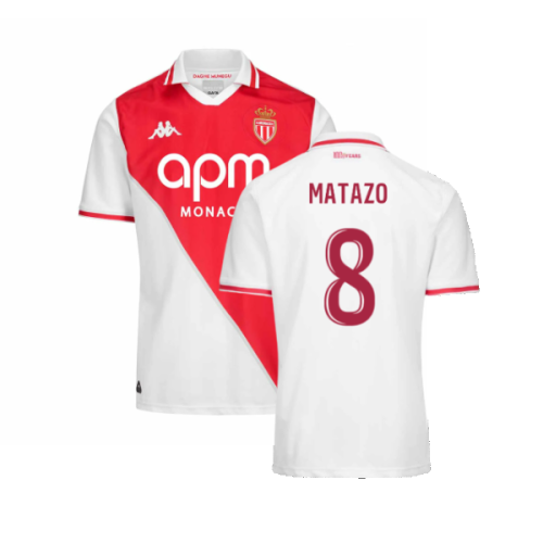 2024-2025 AS Monaco Home Shirt (Matazo 8)