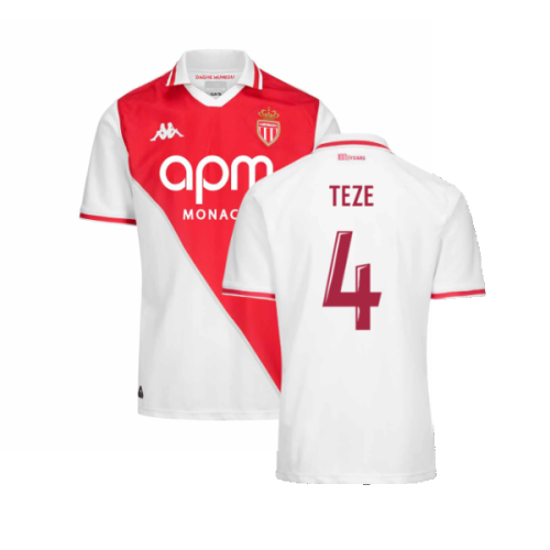 2024-2025 AS Monaco Home Shirt (Teze 4)