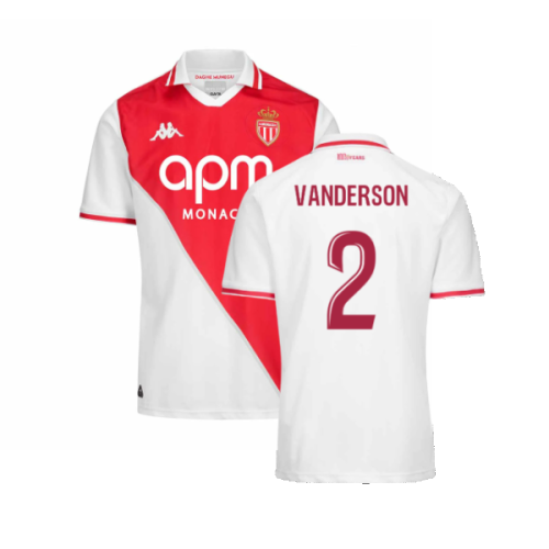 2024-2025 AS Monaco Home Shirt (Vanderson 2)