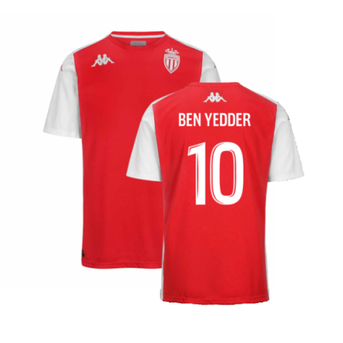 2024-2025 AS Monaco Player Training Shirt (Red) (Ben Yedder 10)