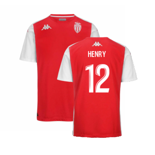 2024-2025 AS Monaco Player Training Shirt (Red) (Henry 12)