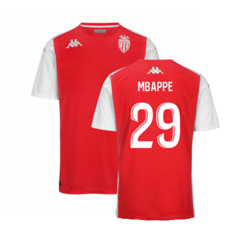 2024-2025 AS Monaco Player Training Shirt (Red) (Mbappe 29)