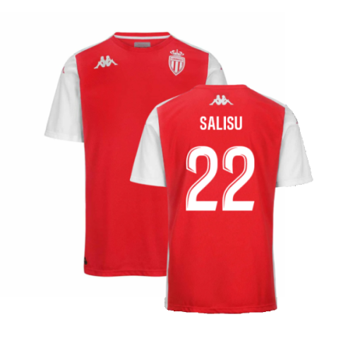 2024-2025 AS Monaco Player Training Shirt (Red) (Salisu 22)