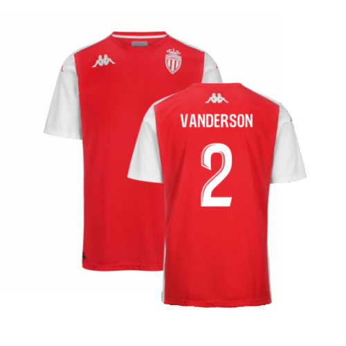 2024-2025 AS Monaco Player Training Shirt (Red) (Vanderson 2)