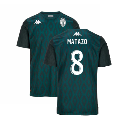 2024-2025 AS Monaco Pre-Match Shirt (Green) (Matazo 8)