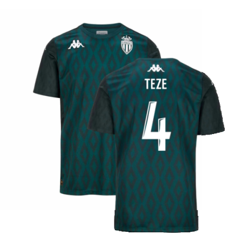 2024-2025 AS Monaco Pre-Match Shirt (Green) (Teze 4)