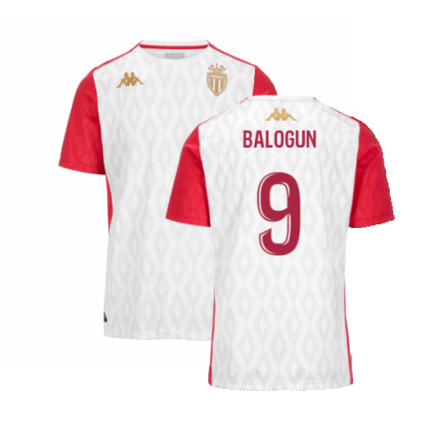 2024-2025 AS Monaco Pre-Match Shirt (White) (Balogun 9)