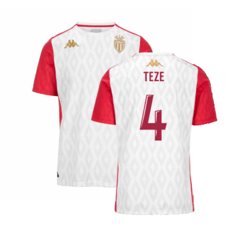 2024-2025 AS Monaco Pre-Match Shirt (White) (Teze 4)