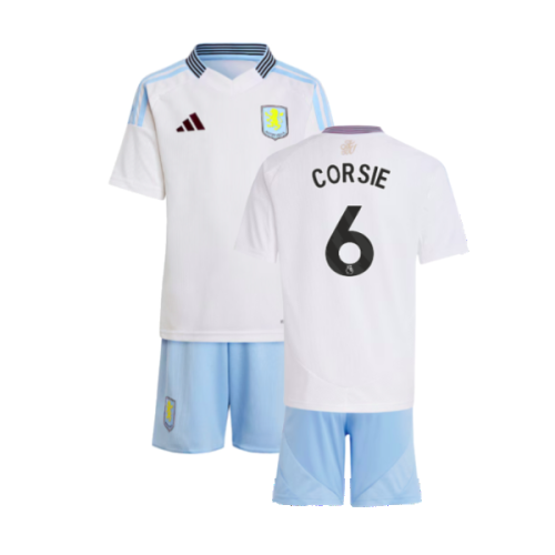 2024-2025 Aston Villa Away Mini Kit (Corsie 6)