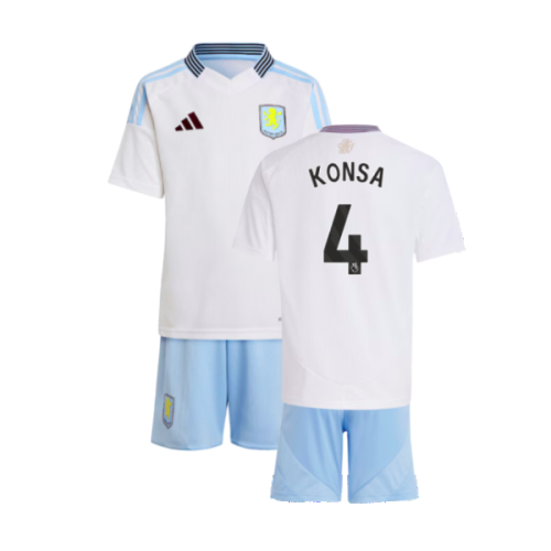 2024-2025 Aston Villa Away Mini Kit (Konsa 4)