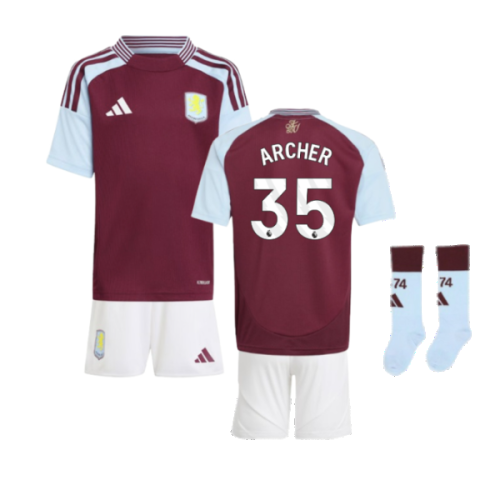 2024-2025 Aston Villa Home Mini Kit (Archer 35)