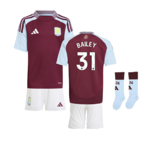 2024-2025 Aston Villa Home Mini Kit (Bailey 31)