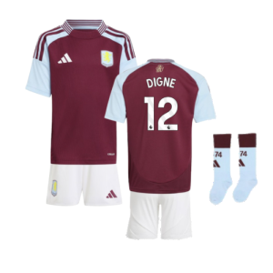 2024-2025 Aston Villa Home Mini Kit (Digne 12) 2024-2025 Aston Villa Home Mini Kit (Digne 12)