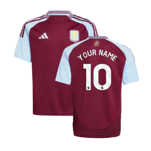 2024-2025 Aston Villa Home Shirt (Kids) (Your Name)