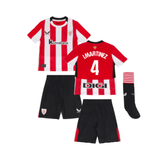 2024-2025 Athletic Bilbao Home Mini Kit (I.Martinez 4)