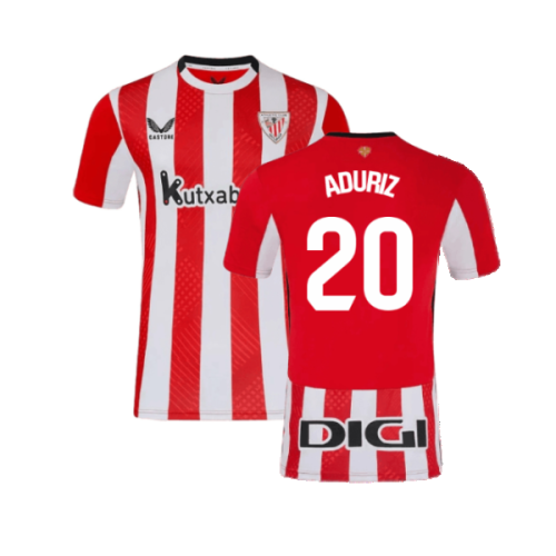 2024-2025 Athletic Bilbao Home Shirt (Aduriz 20)