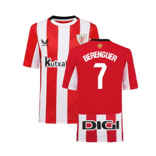 2024-2025 Athletic Bilbao Home Shirt (Kids) (Berenguer 7)