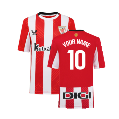 2024-2025 Athletic Bilbao Home Shirt (Kids) (Your Name)