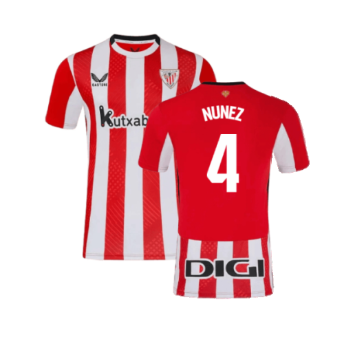 2024-2025 Athletic Bilbao Home Shirt (Nunez 4)