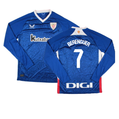 2024-2025 Athletic Bilbao Long Sleeve Away Shirt (Berenguer 7)