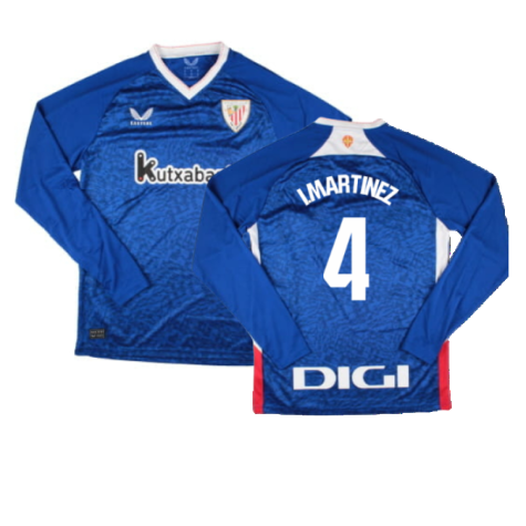 2024-2025 Athletic Bilbao Long Sleeve Away Shirt (I.Martinez 4)