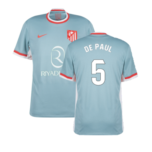 2024-2025 Atletico Madrid Away Shirt (De Paul 5)