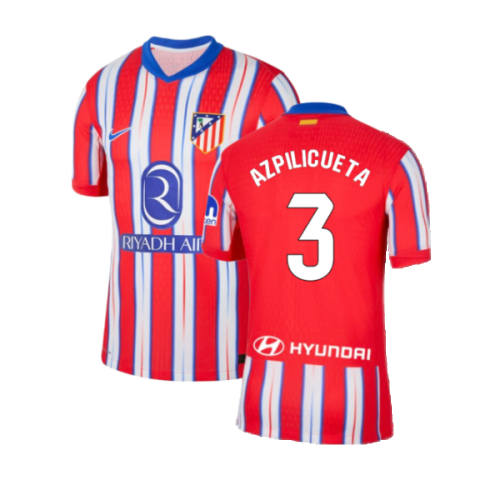 2024-2025 Atletico Madrid Home Shirt (Azpilicueta 3)